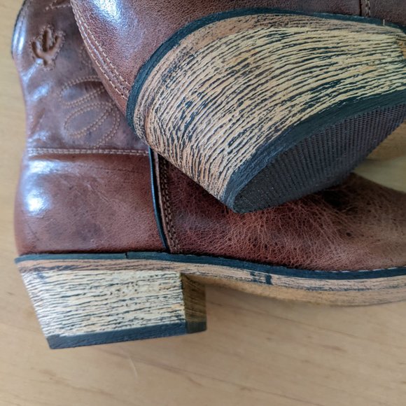 Ladies Brown Dingo Cowboy Boots - Picture 4 of 6